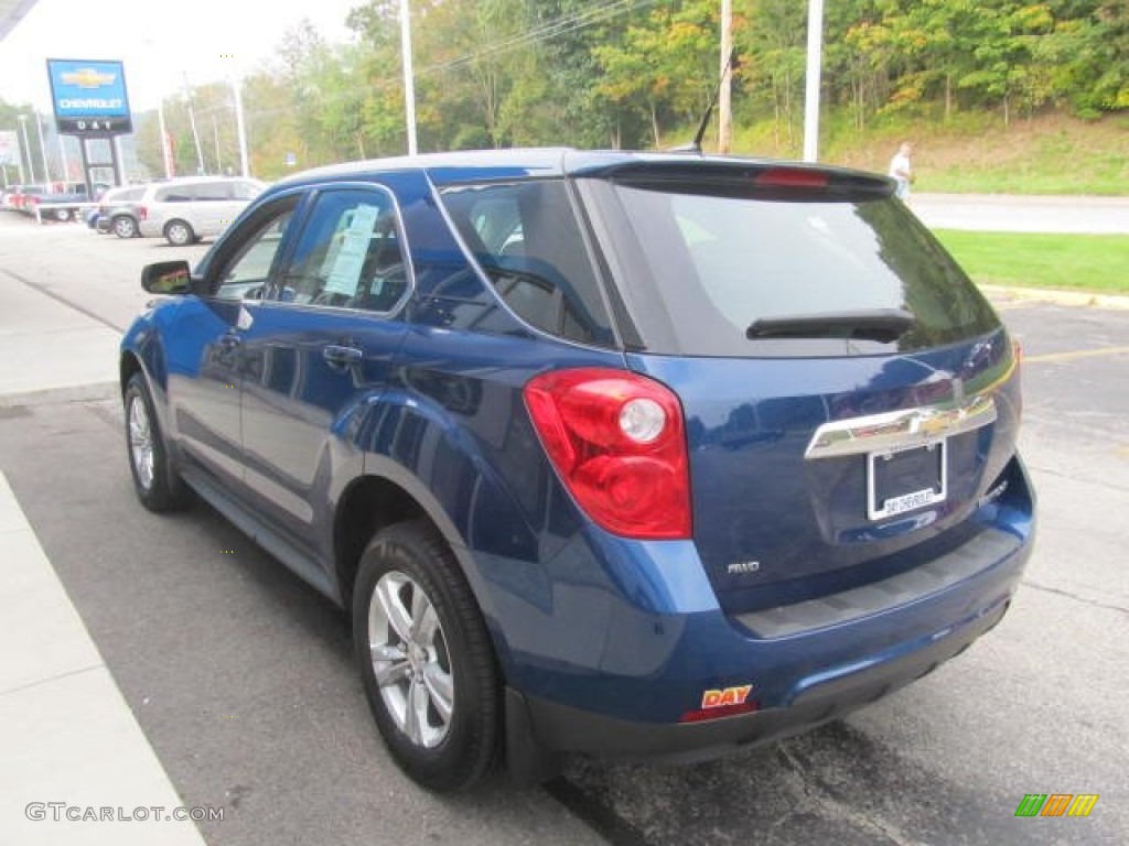 2010 Equinox LS AWD - Navy Blue Metallic / Jet Black/Light Titanium photo #7