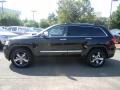 Brilliant Black Crystal Pearl 2011 Jeep Grand Cherokee Overland 4x4 Exterior