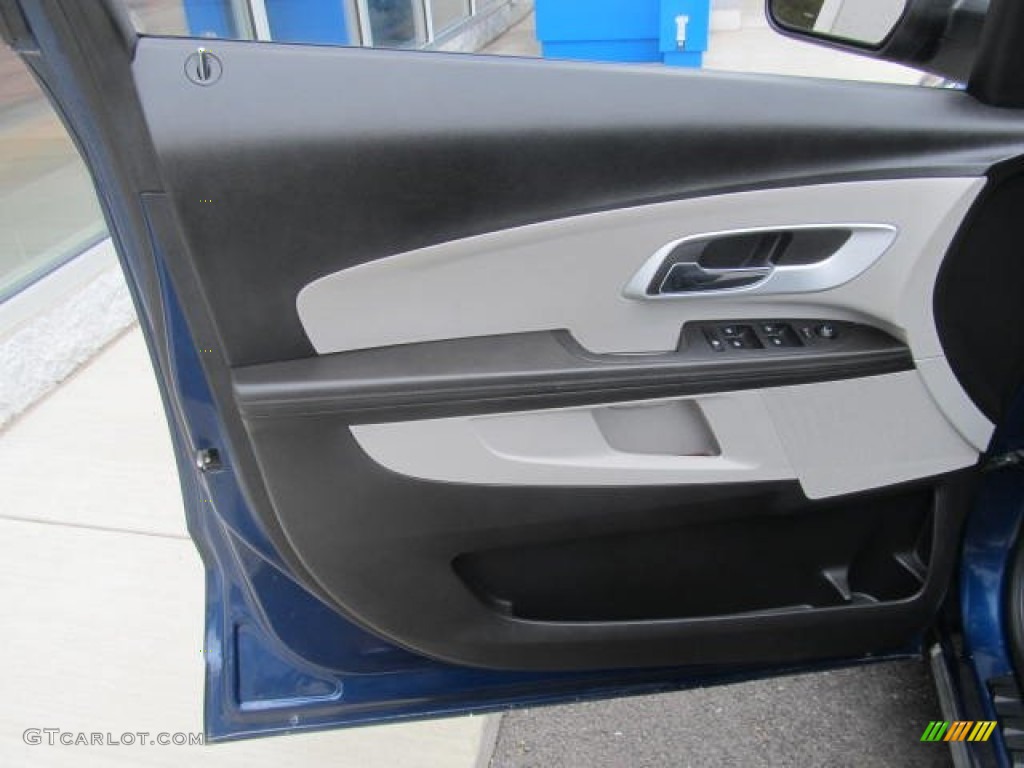 2010 Equinox LS AWD - Navy Blue Metallic / Jet Black/Light Titanium photo #11