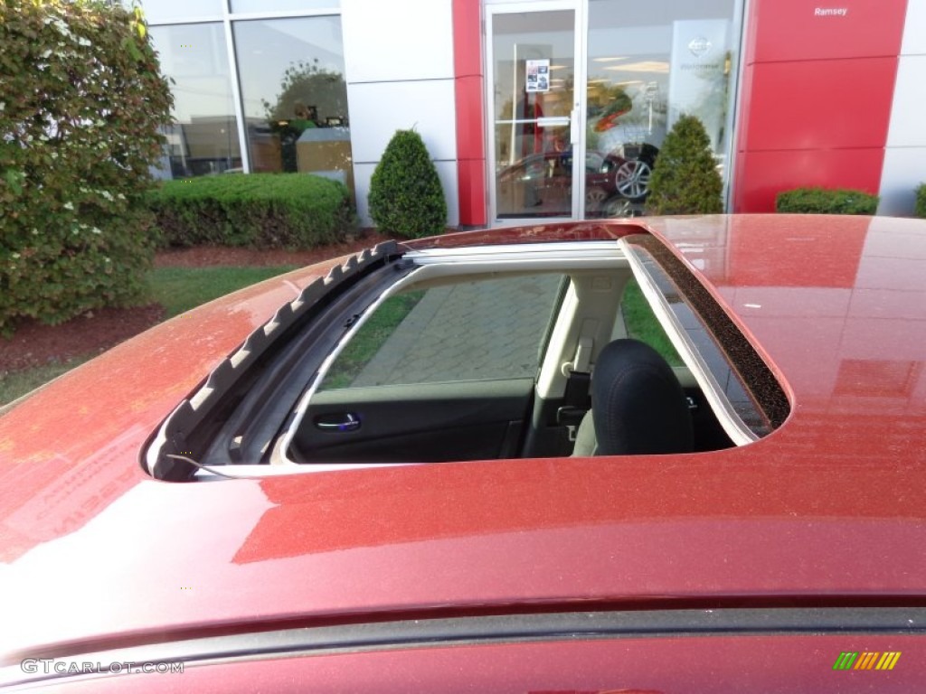 2010 Maxima 3.5 S - Tuscan Sun Red / Charcoal photo #3