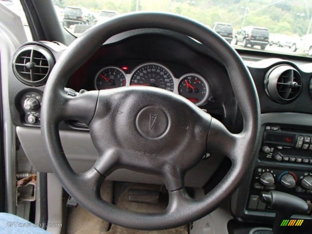 2005 Pontiac Aztek Standard Aztek Model Dark Gray Steering Wheel Photo #85998390