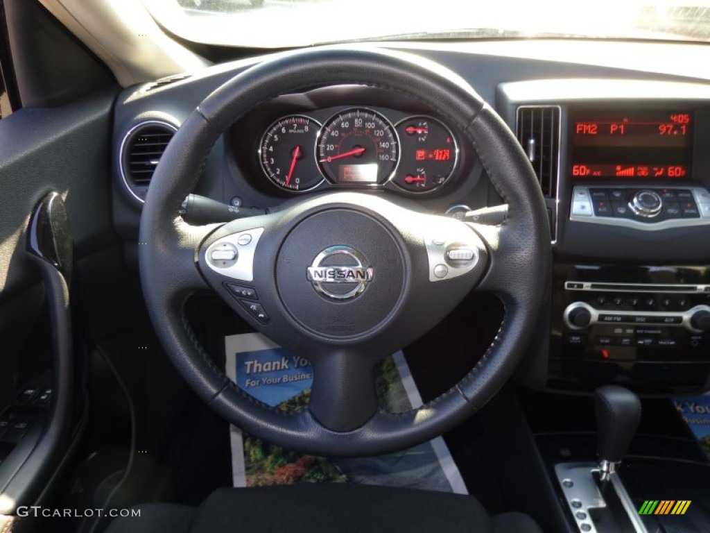 2010 Maxima 3.5 S - Tuscan Sun Red / Charcoal photo #13