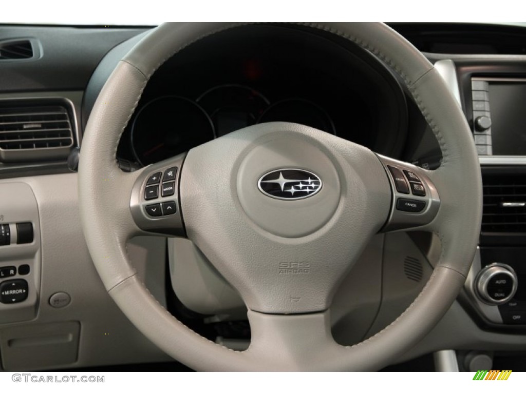 2011 Subaru Forester 2.5 X Touring Platinum Steering Wheel Photo #85998525