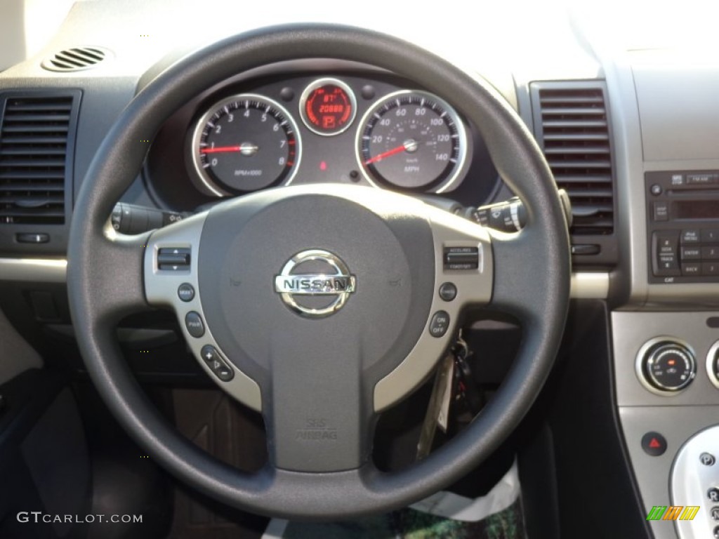 2010 Sentra 2.0 S - Red Brick Metallic / Charcoal photo #12