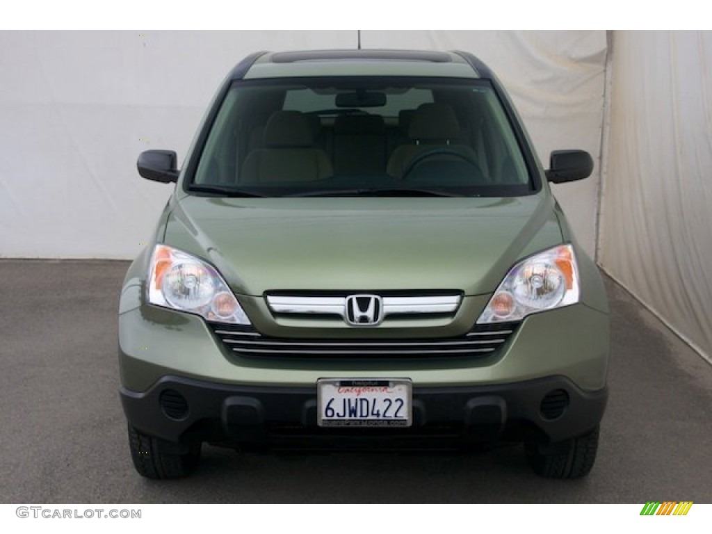 2009 CR-V EX - Green Tea Metallic / Ivory photo #8