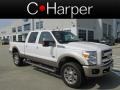 Oxford White 2011 Ford F350 Super Duty King Ranch Crew Cab 4x4