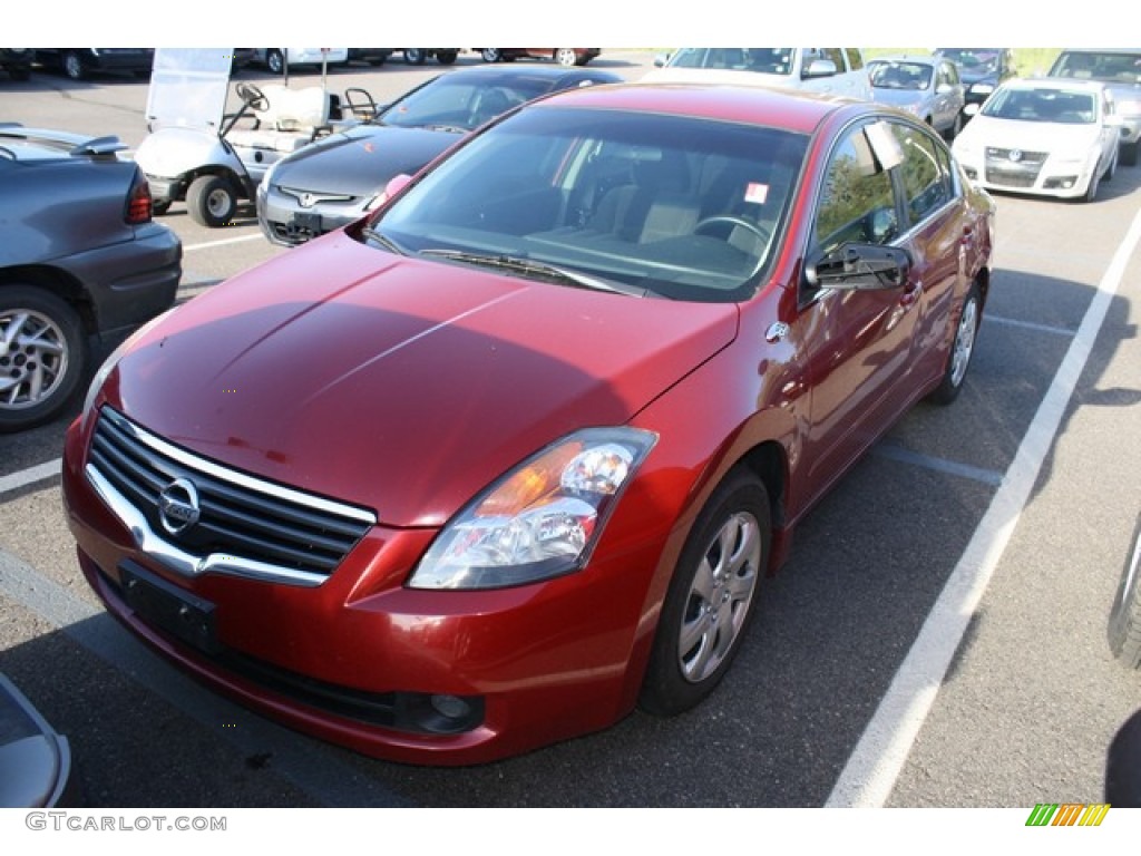 2009 Altima 2.5 S - Red Brick Metallic / Charcoal photo #4