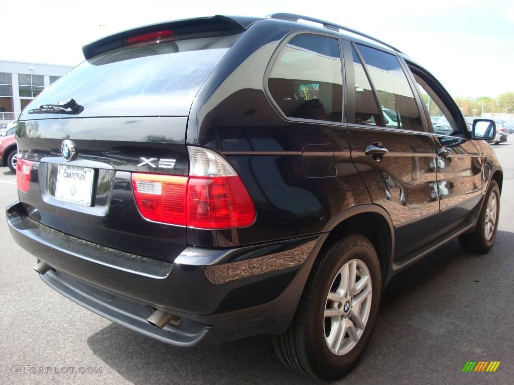 2006 X5 3.0i - Jet Black / Black photo #6