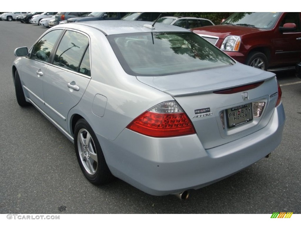 2007 Accord Hybrid Sedan - Silver Frost Metallic / Gray photo #5