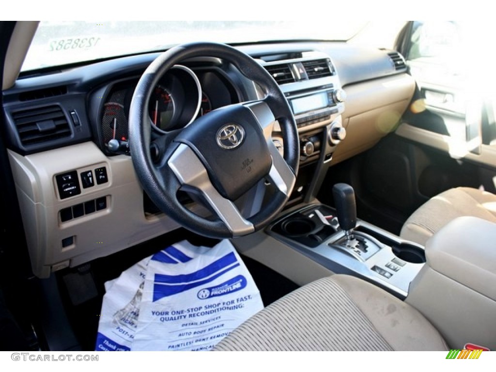 2011 4Runner SR5 - Black / Sand Beige photo #5