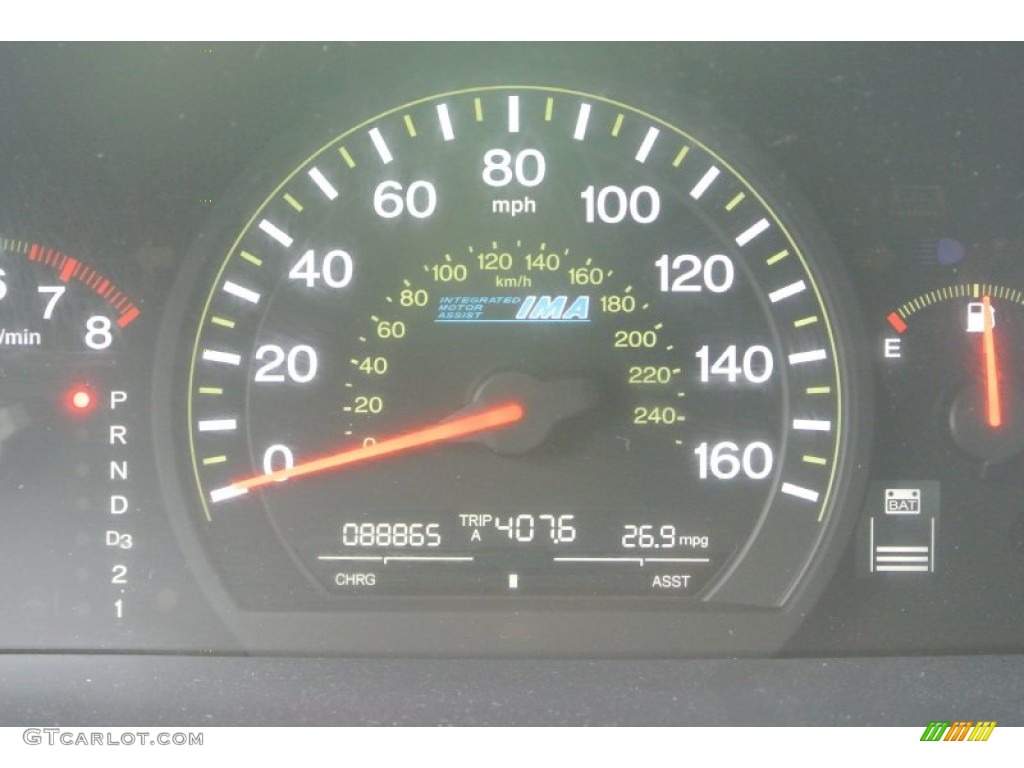 2007 Accord Hybrid Sedan - Silver Frost Metallic / Gray photo #19