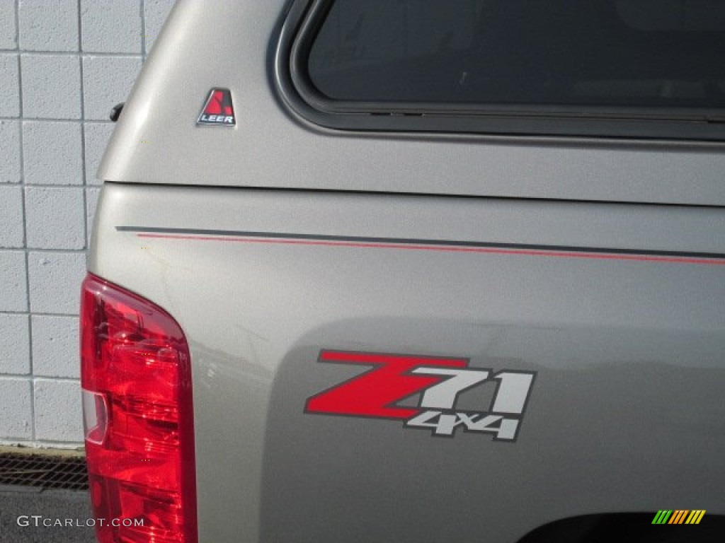 2008 Silverado 1500 Z71 Extended Cab 4x4 - Graystone Metallic / Ebony photo #3