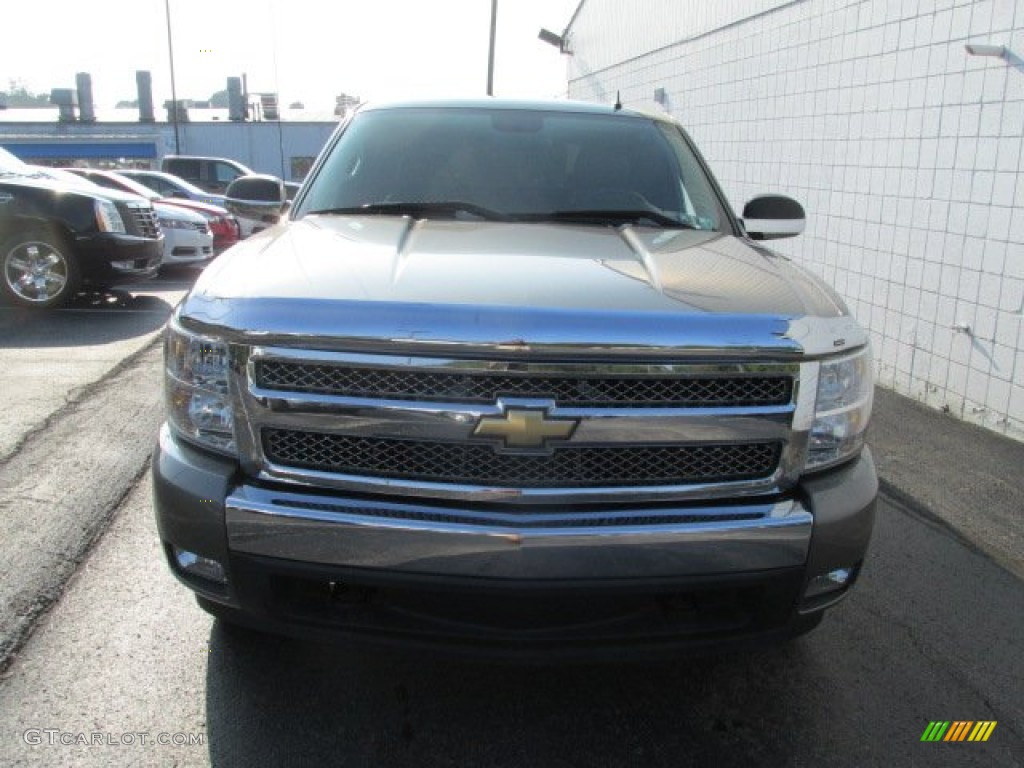 2008 Silverado 1500 Z71 Extended Cab 4x4 - Graystone Metallic / Ebony photo #5