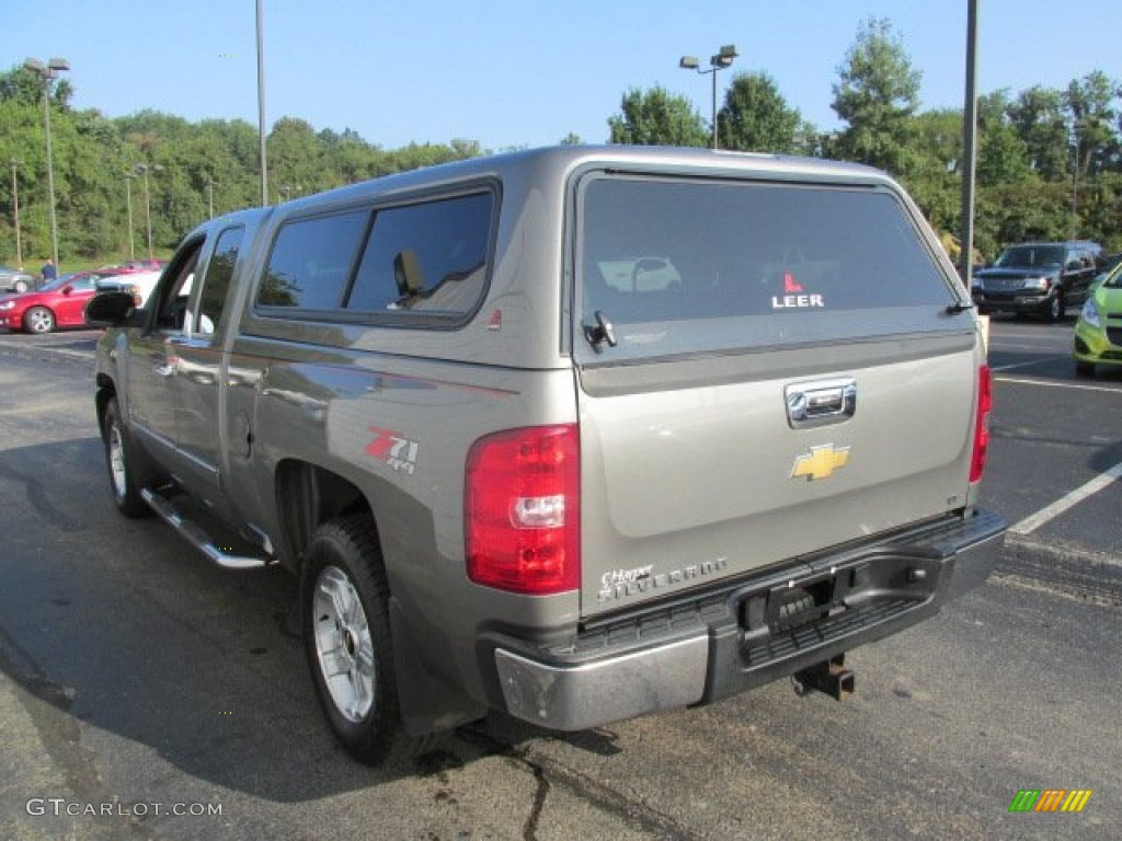 2008 Silverado 1500 Z71 Extended Cab 4x4 - Graystone Metallic / Ebony photo #7