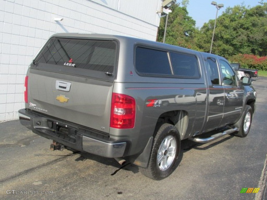 2008 Silverado 1500 Z71 Extended Cab 4x4 - Graystone Metallic / Ebony photo #9