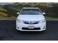 2014 Super White Toyota Camry Hybrid XLE  photo #2