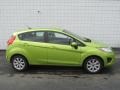 2012 Lime Squeeze Metallic Ford Fiesta SE Hatchback  photo #2