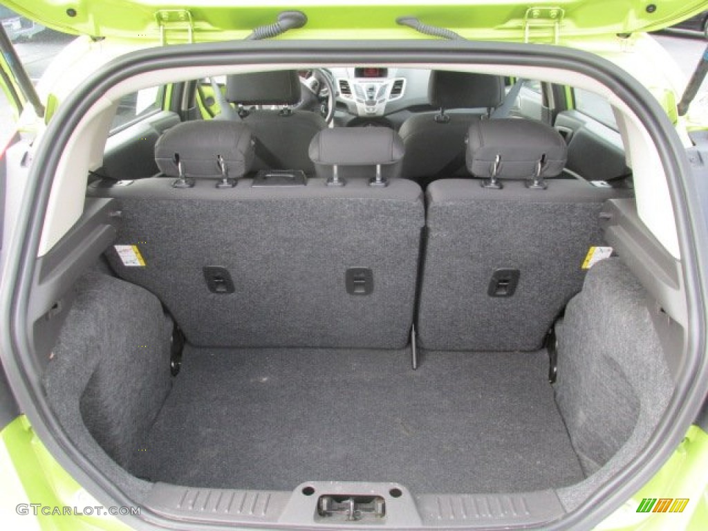 2012 Fiesta SE Hatchback - Lime Squeeze Metallic / Charcoal Black photo #18