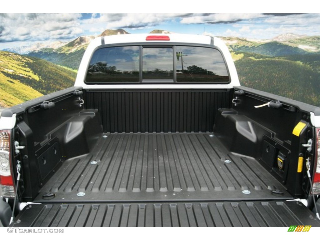 2013 Tacoma V6 TRD Double Cab 4x4 - Super White / Graphite photo #8