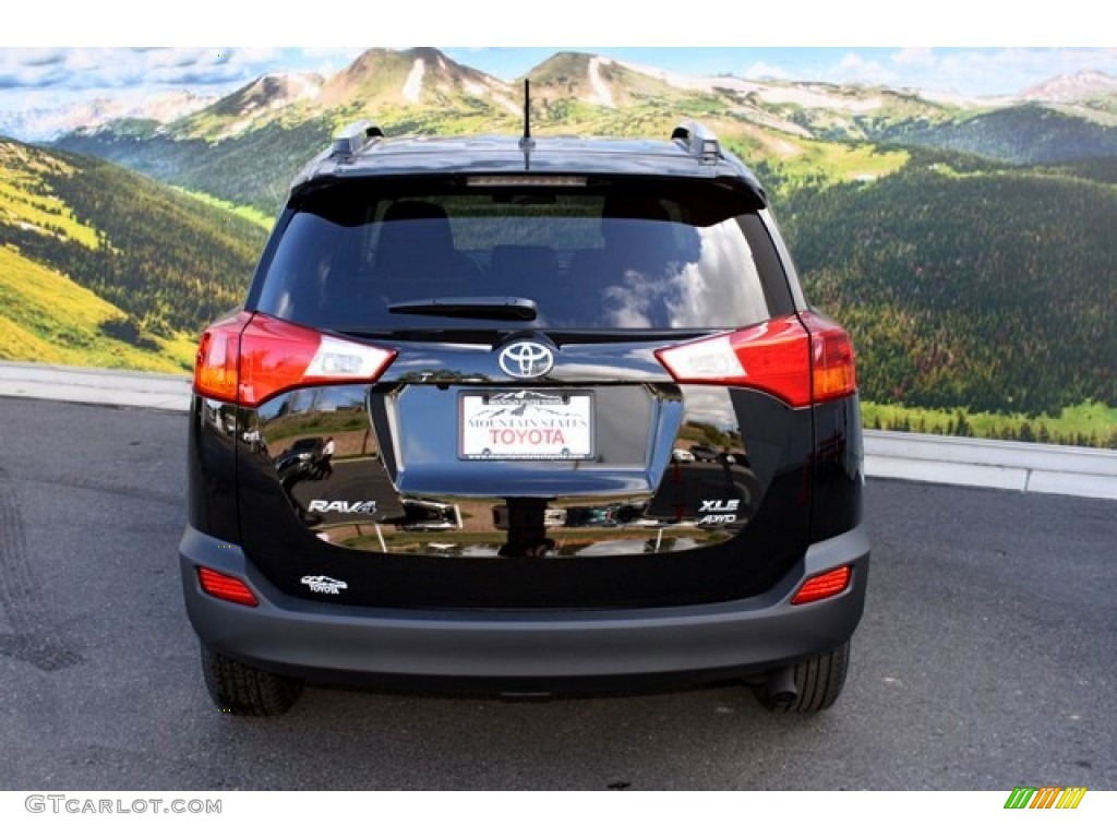 2013 RAV4 XLE AWD - Black / Ash photo #4