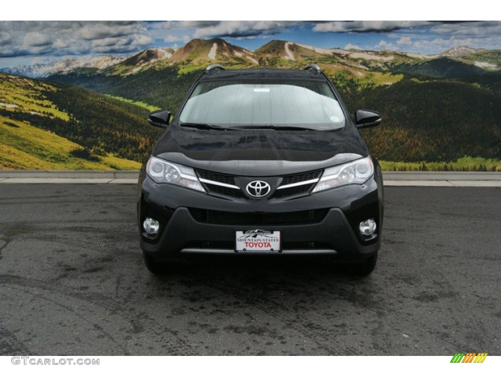 2013 RAV4 Limited AWD - Black / Black photo #2