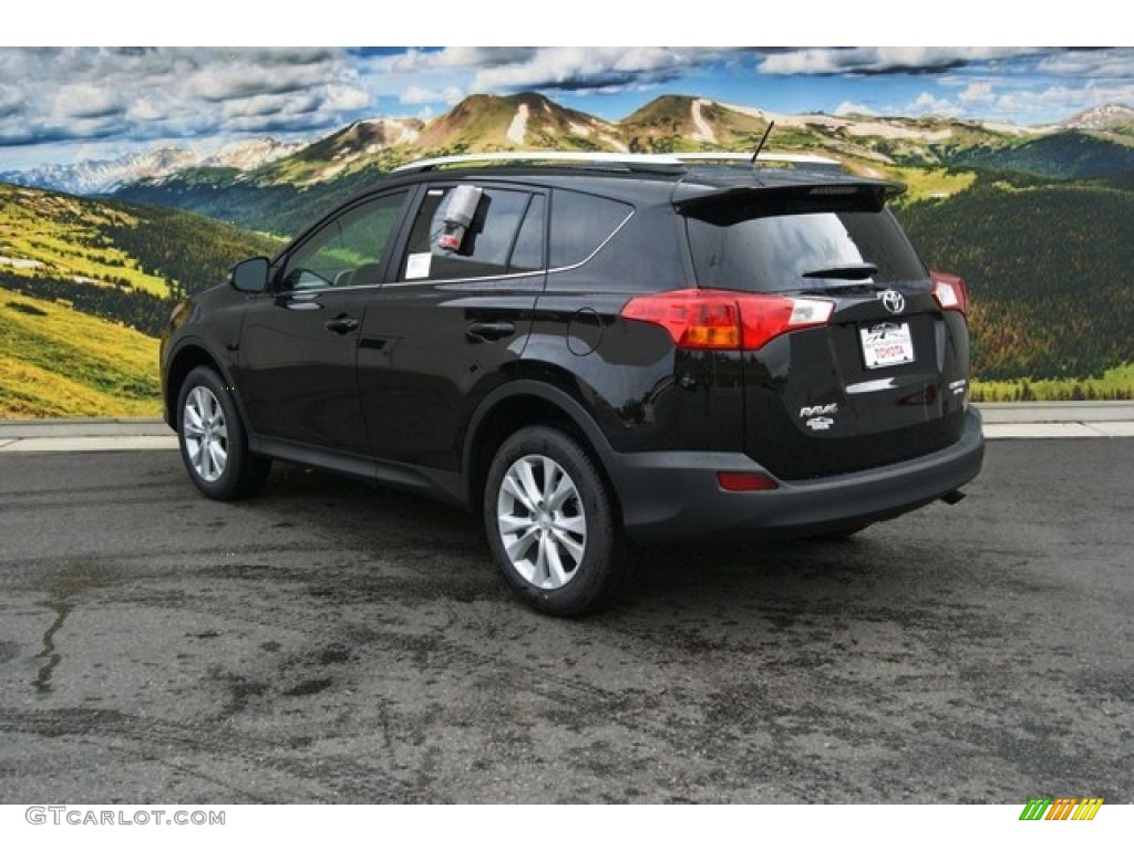 2013 RAV4 Limited AWD - Black / Black photo #3