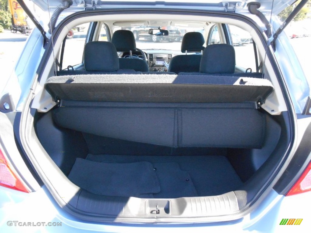 2012 Versa 1.8 SL Hatchback - Arctic Blue Metallic / Charcoal photo #18
