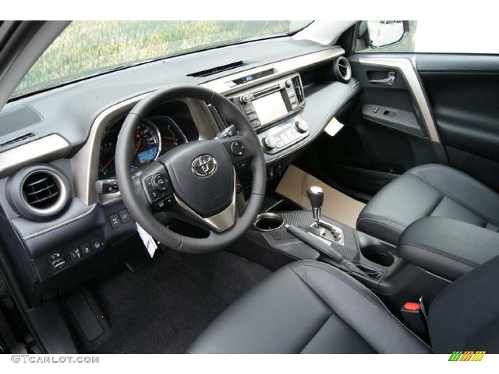 2013 RAV4 Limited AWD - Black / Black photo #5