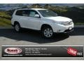 2013 Blizzard White Pearl Toyota Highlander V6 4WD  photo #1