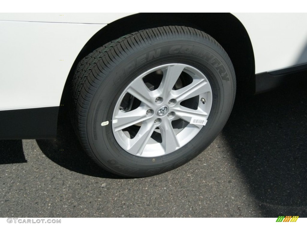 2013 Highlander V6 4WD - Blizzard White Pearl / Sand Beige photo #10