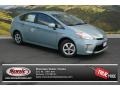 2013 Sea Glass Pearl Toyota Prius Three Hybrid  photo #1