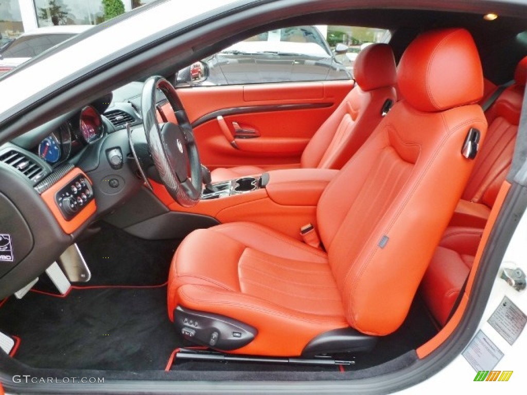 Rosso Corallo Interior 2011 Maserati GranTurismo S Automatic Photo #86006274
