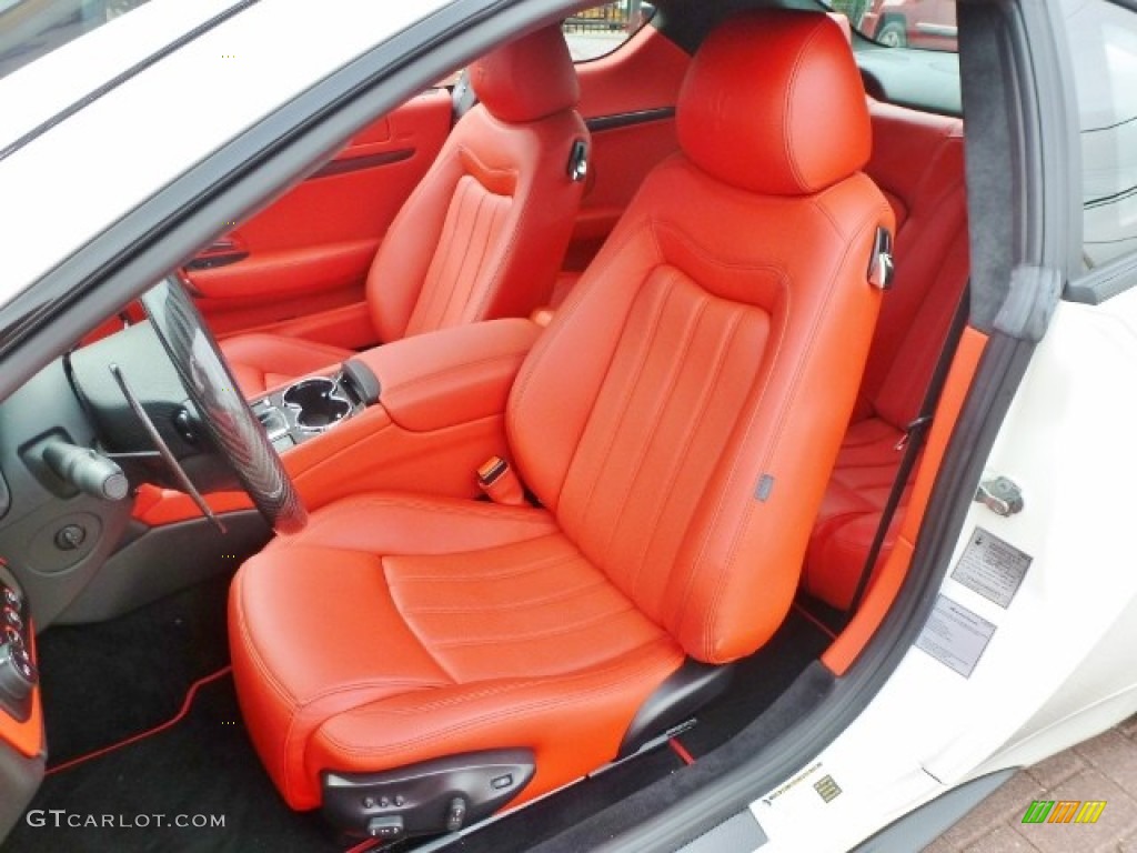 Rosso Corallo Interior 2011 Maserati GranTurismo S Automatic Photo #86006283