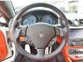 2011 Maserati GranTurismo Rosso Corallo Interior Steering Wheel Photo