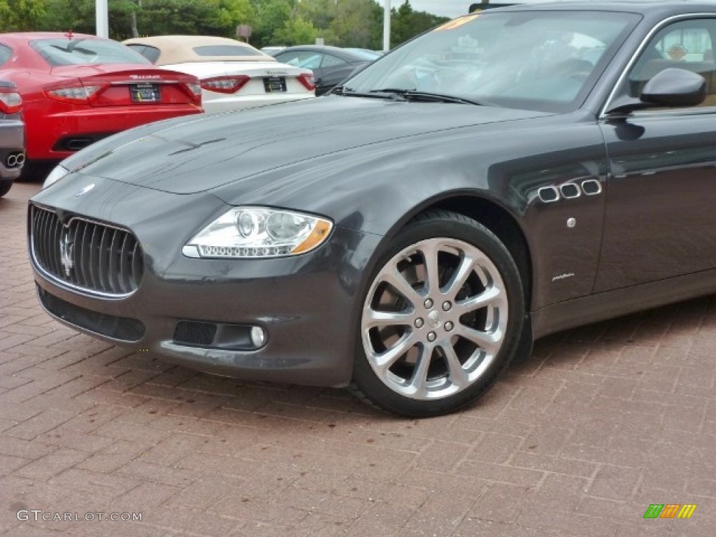 2009 Quattroporte  - Grigio Granito (Dark Grey) / Cuoio photo #2