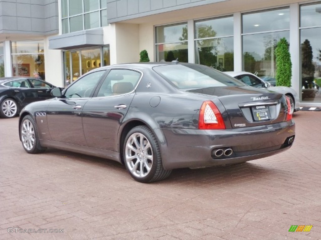 2009 Quattroporte  - Grigio Granito (Dark Grey) / Cuoio photo #5