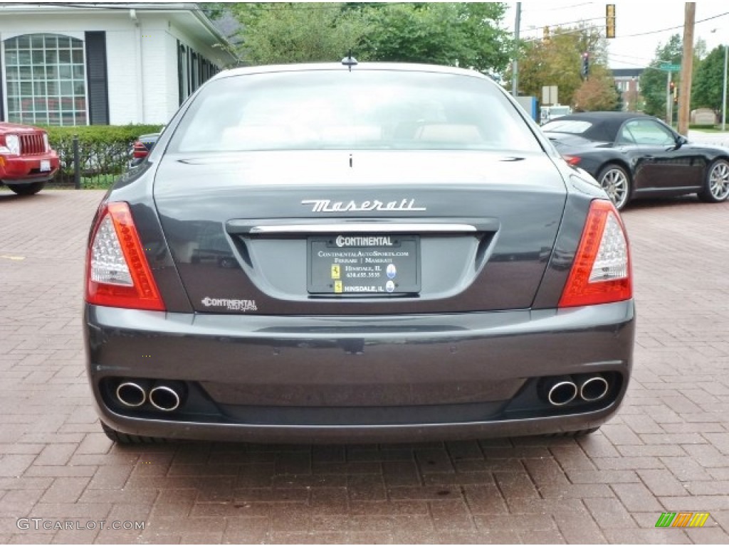 2009 Quattroporte  - Grigio Granito (Dark Grey) / Cuoio photo #6
