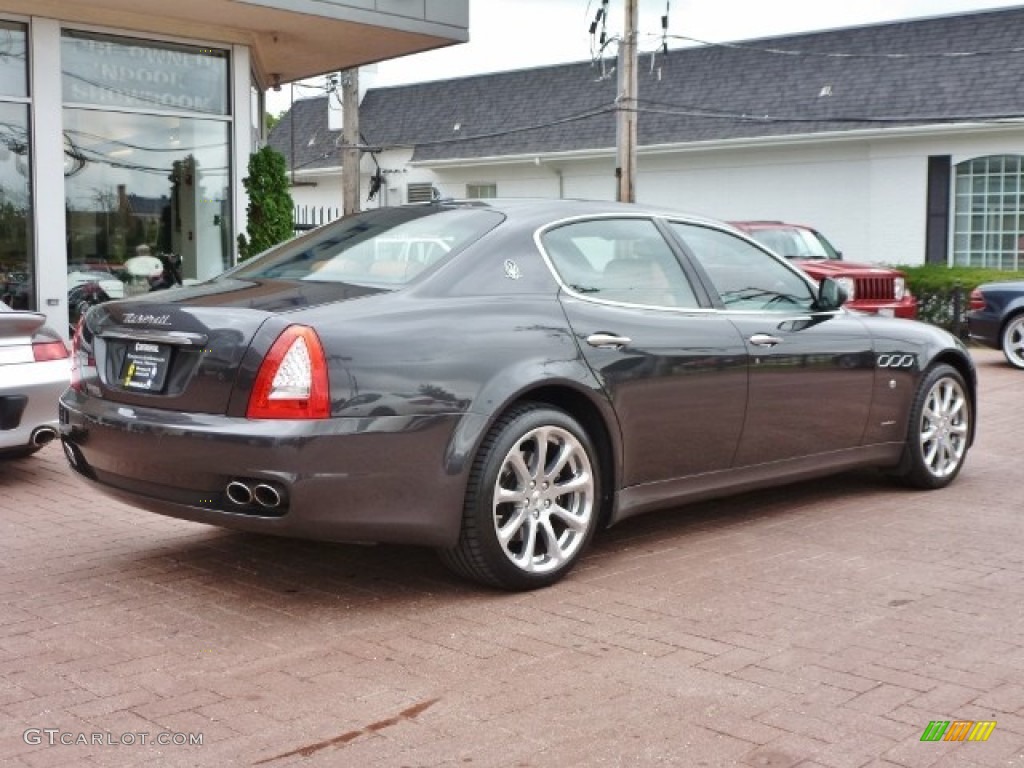 2009 Quattroporte  - Grigio Granito (Dark Grey) / Cuoio photo #8