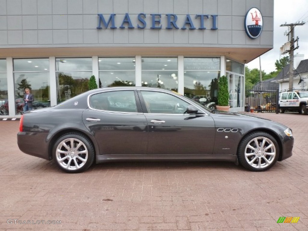2009 Quattroporte  - Grigio Granito (Dark Grey) / Cuoio photo #9