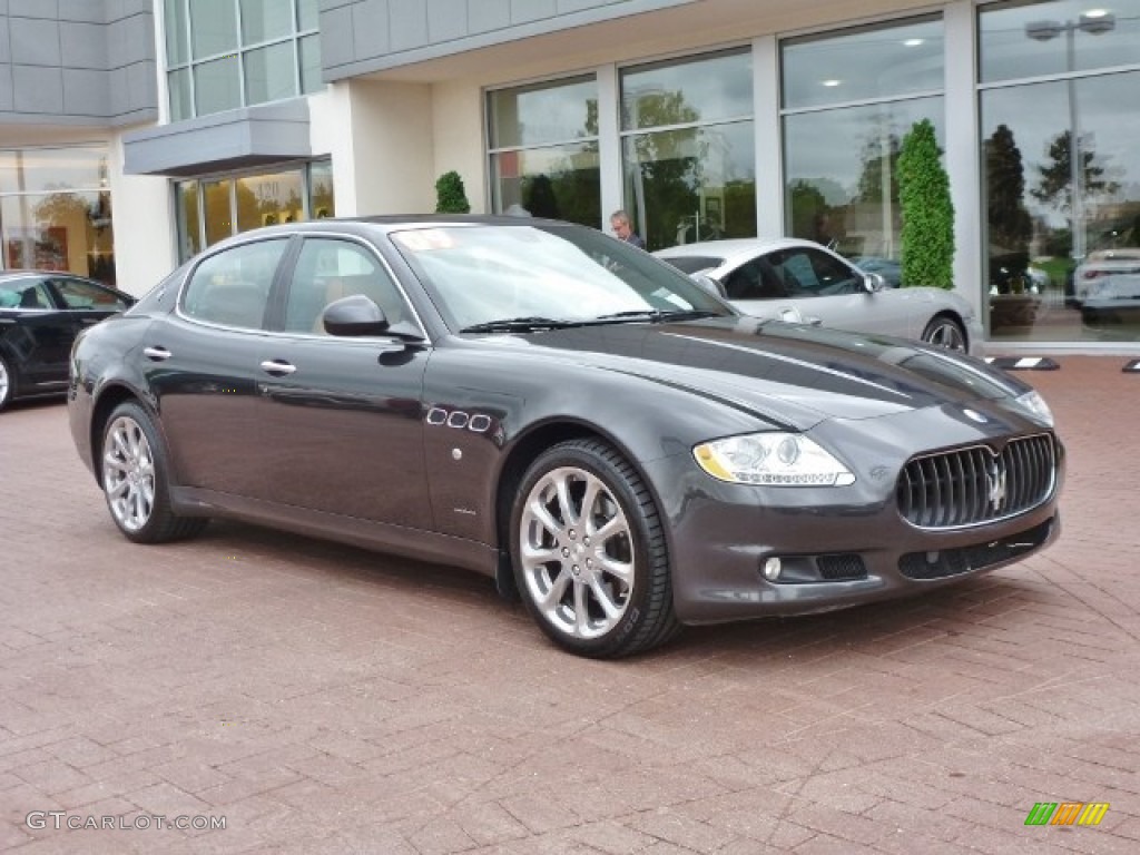 2009 Quattroporte  - Grigio Granito (Dark Grey) / Cuoio photo #10