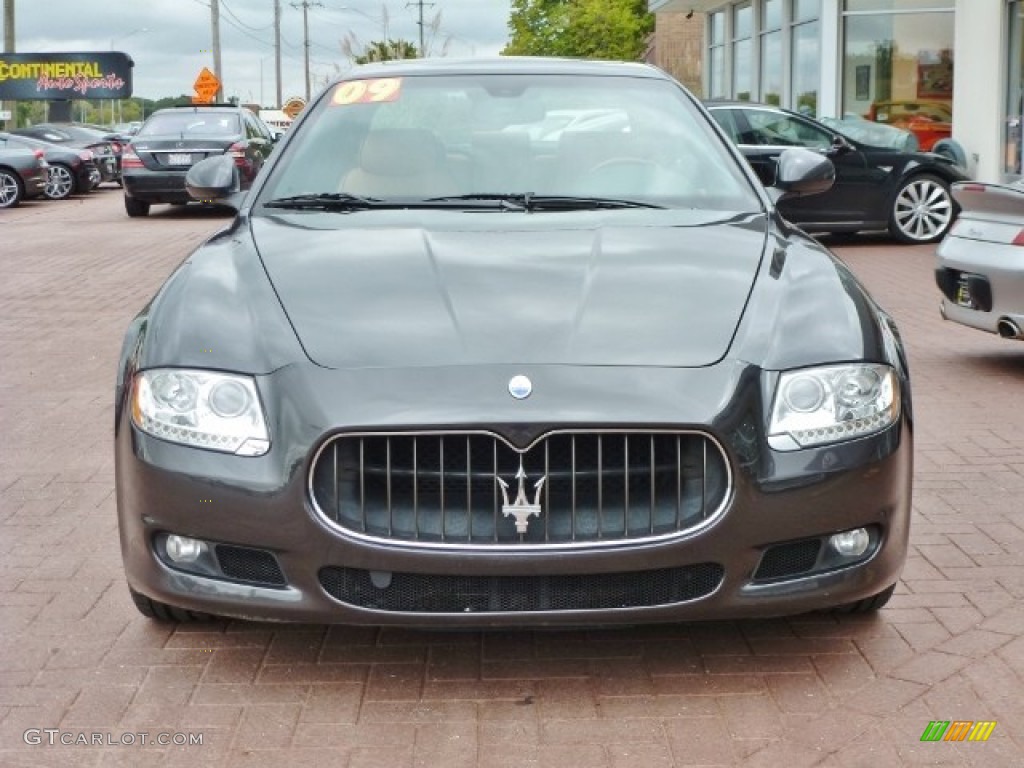 2009 Quattroporte  - Grigio Granito (Dark Grey) / Cuoio photo #11