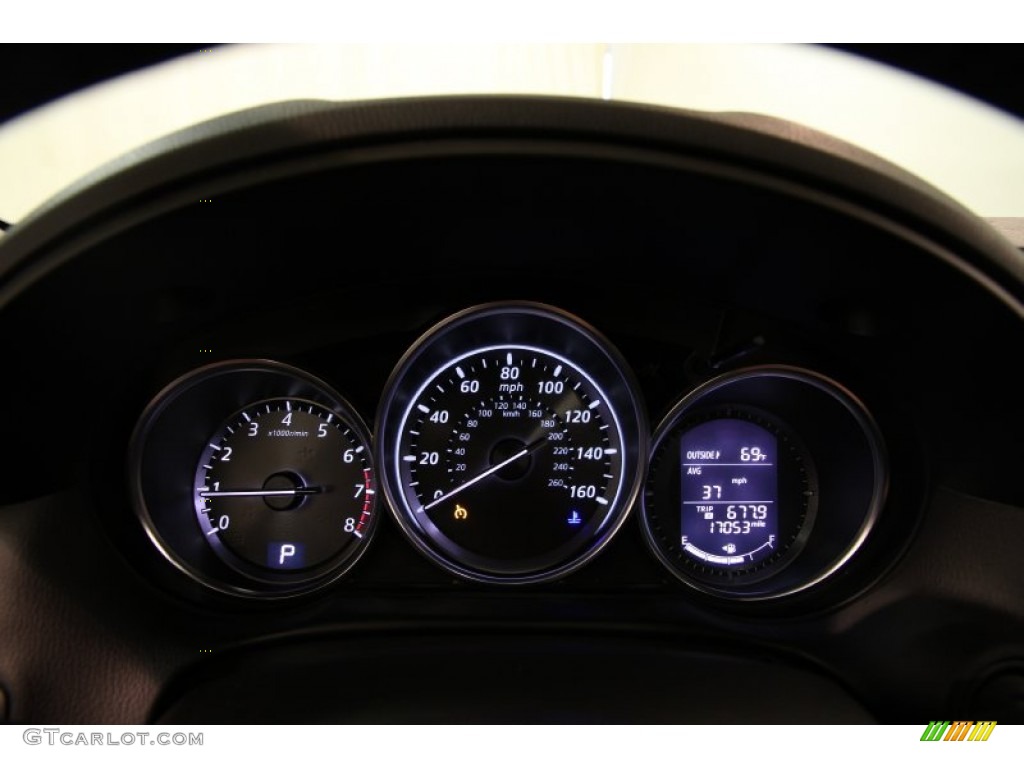 2013 Mazda CX-5 Touring AWD Gauges Photo #86006517