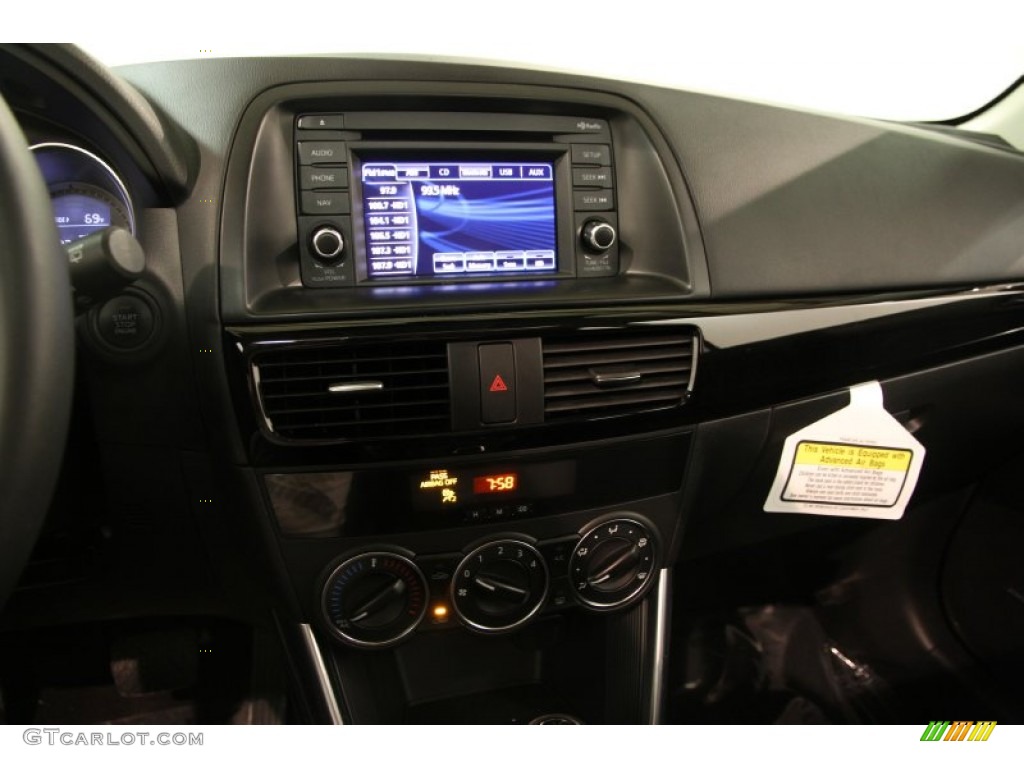 2013 Mazda CX-5 Touring AWD Black Dashboard Photo #86006529