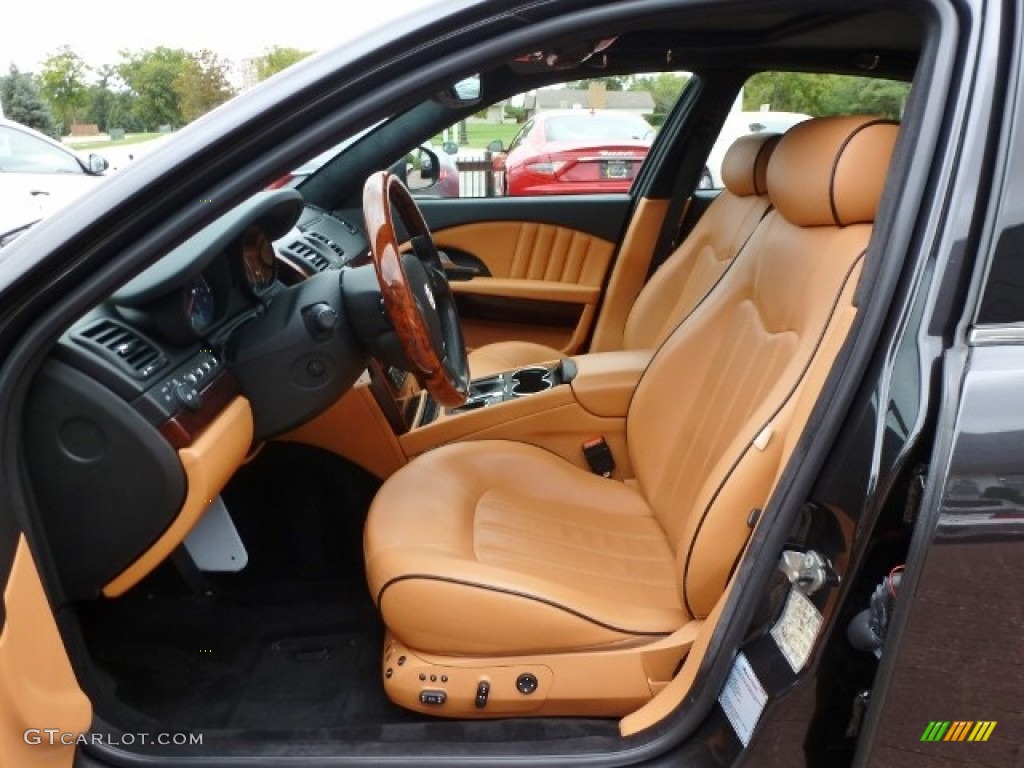 2009 Quattroporte  - Grigio Granito (Dark Grey) / Cuoio photo #16