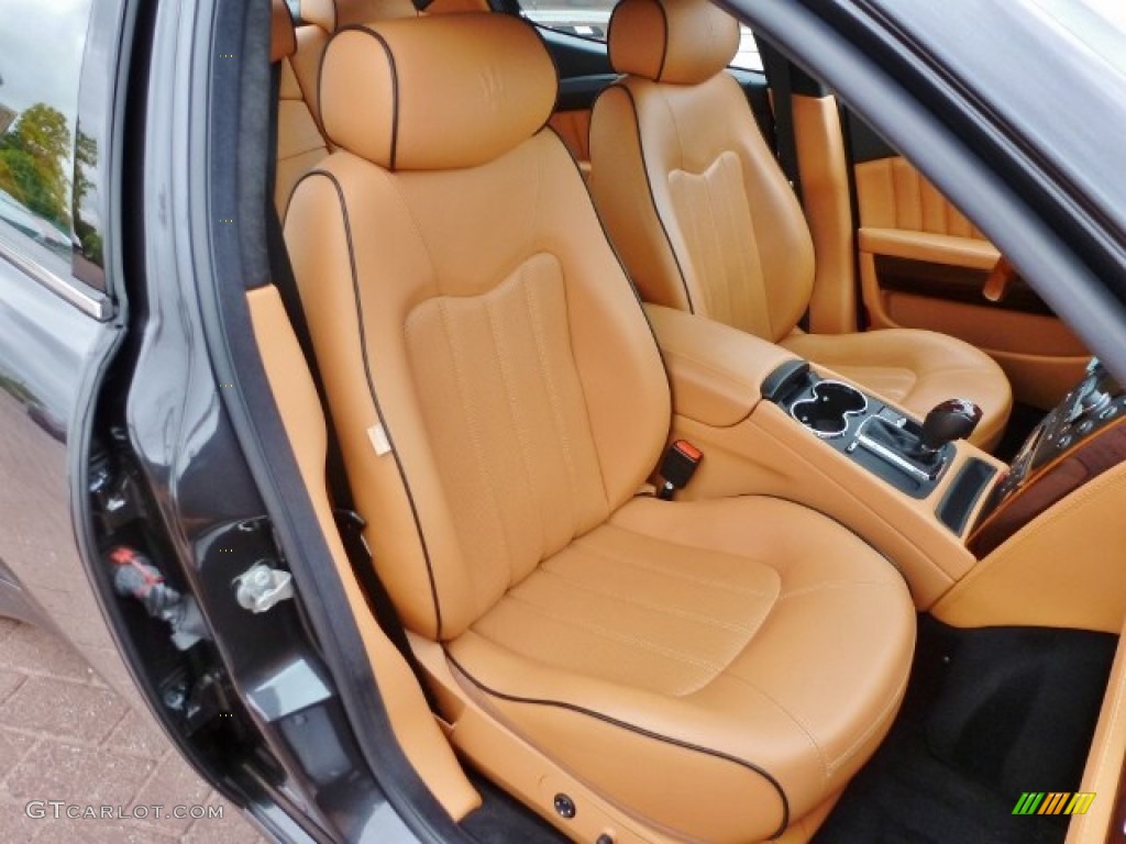 2009 Quattroporte  - Grigio Granito (Dark Grey) / Cuoio photo #30