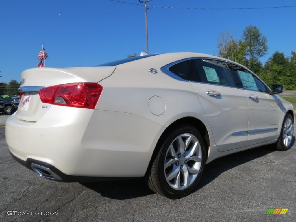 2014 Impala LTZ - White Diamond Tricoat / Jet Black/Mojave photo #6