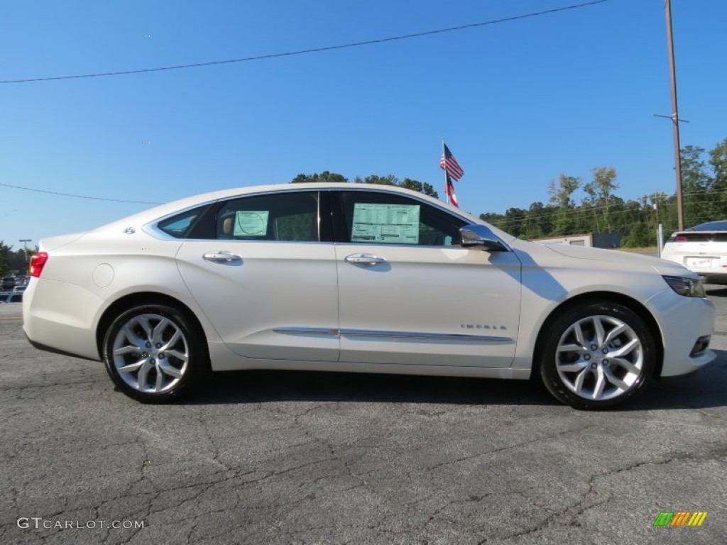 2014 Impala LTZ - White Diamond Tricoat / Jet Black/Mojave photo #7