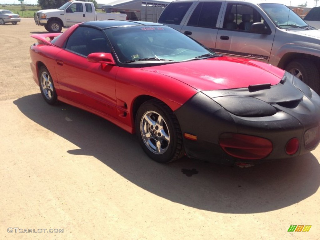1998 Firebird Trans Am Coupe - Bright Red / Dark Pewter photo #1