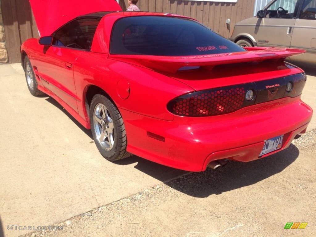 1998 Firebird Trans Am Coupe - Bright Red / Dark Pewter photo #3