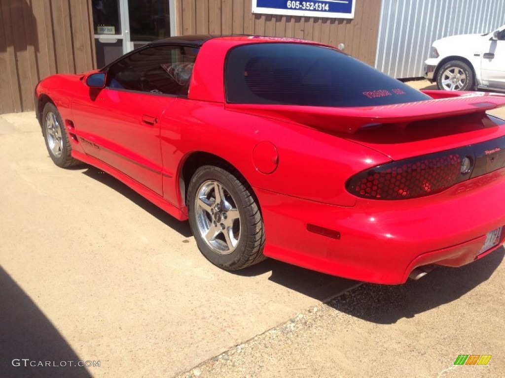 1998 Firebird Trans Am Coupe - Bright Red / Dark Pewter photo #4